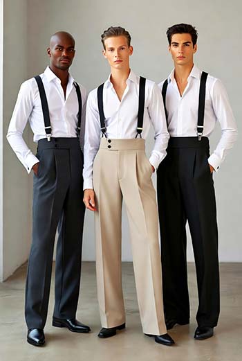 استایل استایل با شلوار پارچه ای