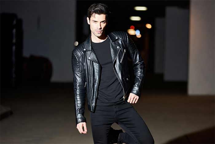 استایل جسورانه با چرم مشکی