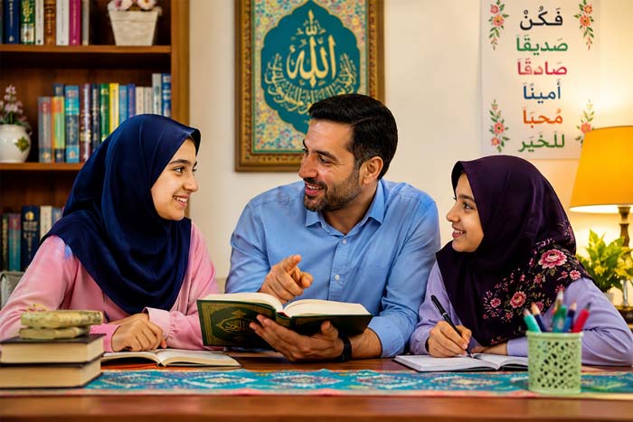 آموزش ارزش‌های دینی و اخلاقی