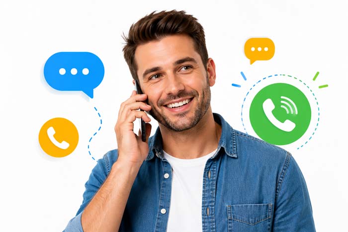 جذابیت صحبت کردن با تلفن