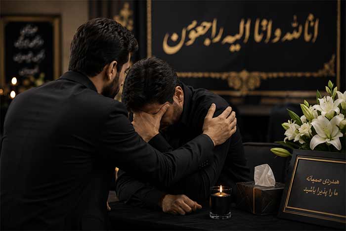 آداب گفتگو مراسم فاتحه و دلداری دادن