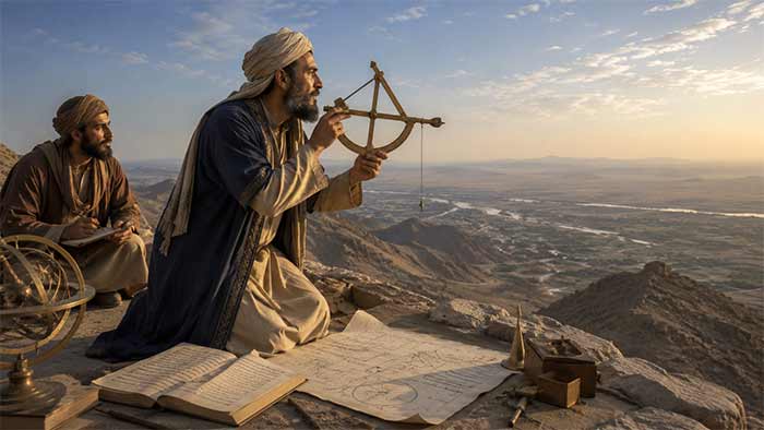 دانستنی محاسبه شعاع زمین با یک روش نابغهوار