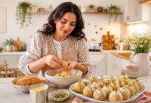 3 طرز تهیه توپک شعریه با شیر عسل+ طرز تهیه بدون شیر خشک