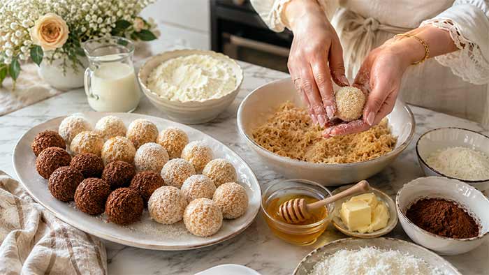 آشپزی توپک شعریه با شیر عسل (نسخه ملایم و خوشعطر)